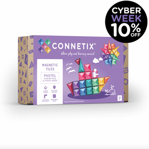 Pastel Starter Pack 64pc - Connetix