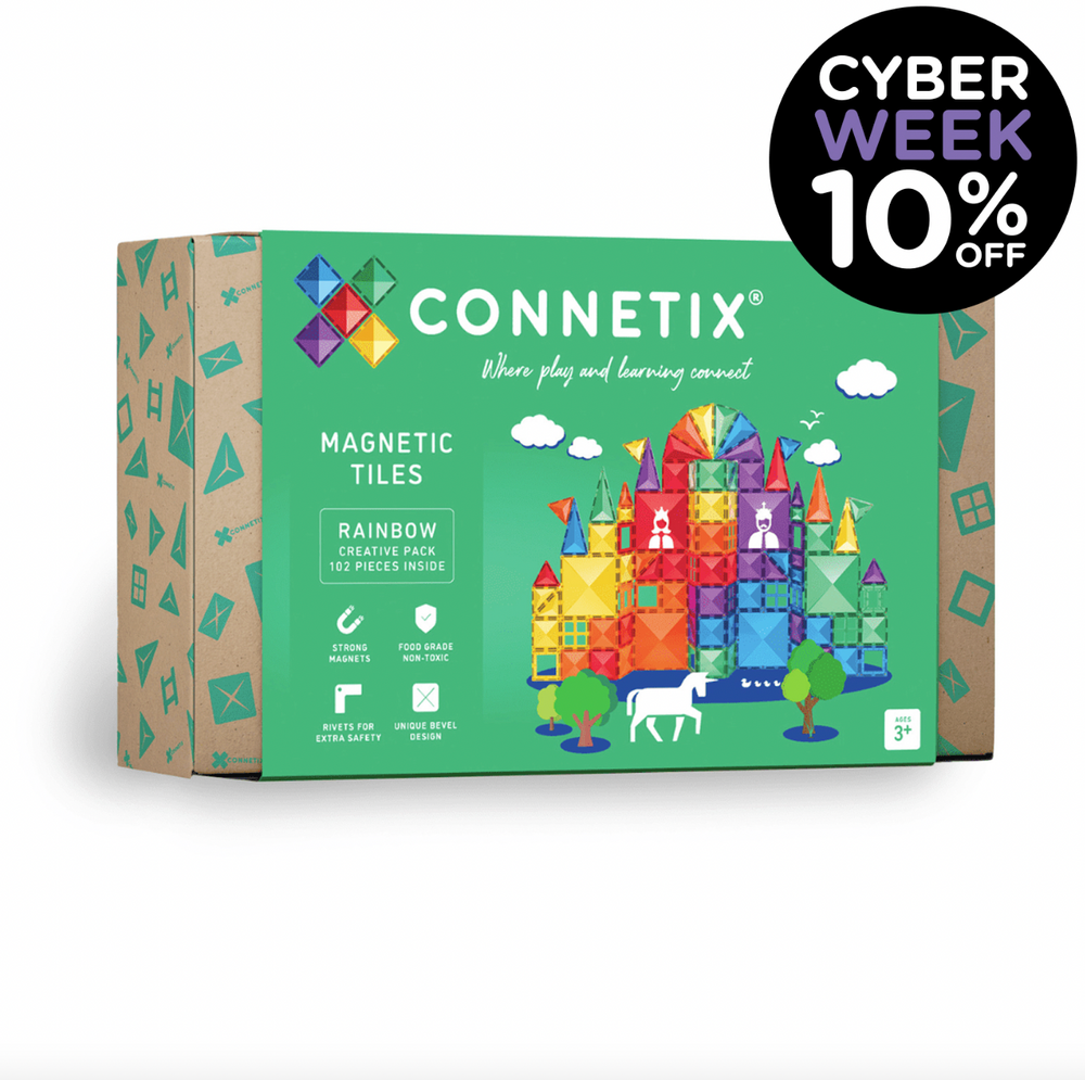 Rainbow Creative Pack - 102 pieces - Connetix Tiles