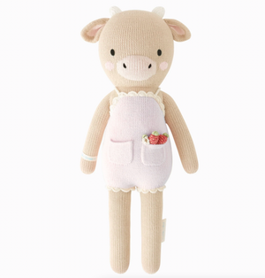 Ava the cow (lavender) - Cuddle & Kind