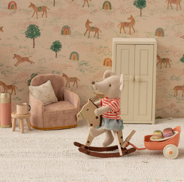 Folding Chair Mouse Rose - Maileg