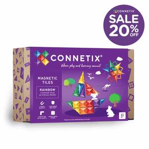 Rainbow Starter Pack 60 pc - Connetix Tiles