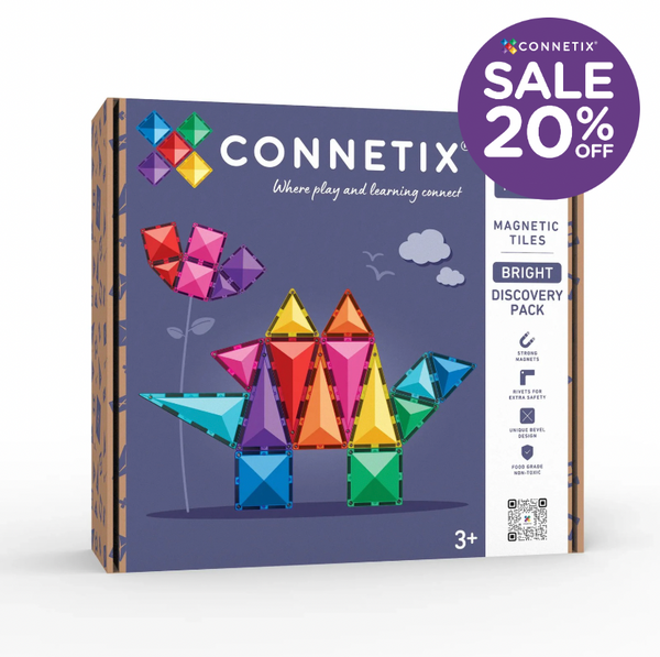 Bright Discovery Pack 32 pc - NEW - Connetix - STOCK DUE LATE SEPTEMBER