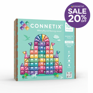 Pastel Creative Pack 104 pc NEW - Connetix - STOCK DUE LATE SEPTEMBER