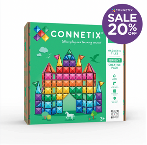 Bright Creative Pack 104 pc - NEW - Connetix - STOCK DUE LATE SEPTEMBER