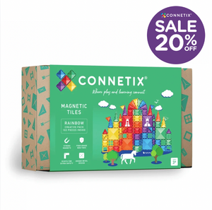 Rainbow Creative Pack - 102 pieces - Connetix Tiles