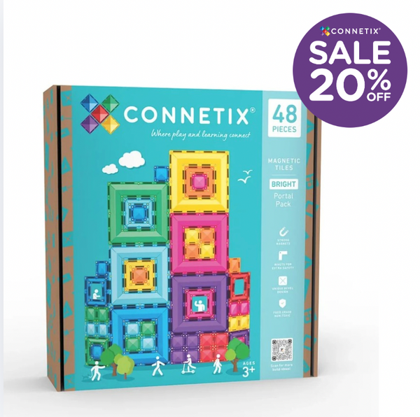 Bright Portal Pack - 48 piece - Connetix - STOCK DUE LATE SEPTEMBER