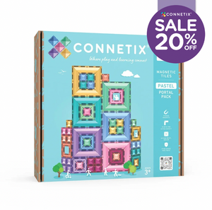 Pastel Portal Pack - 48 piece - Connetix - STOCK DUE LATE SEPTEMBER