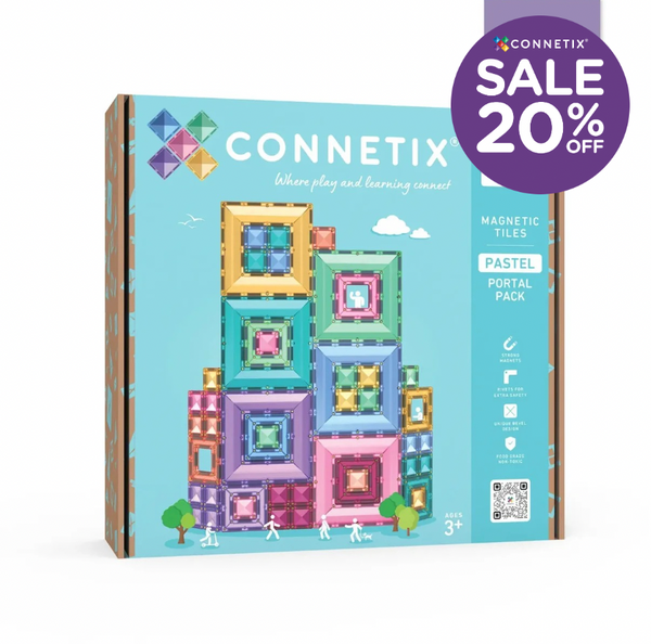 Pastel Portal Pack - 48 piece - Connetix - STOCK DUE LATE SEPTEMBER