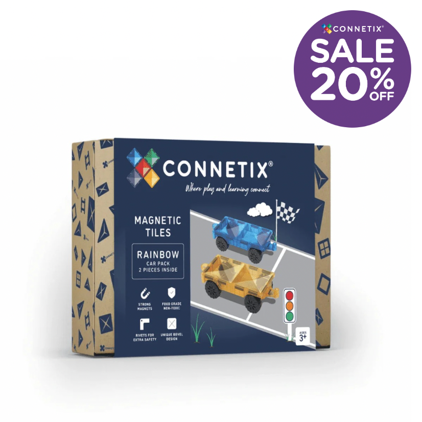 Car Pack - 2 pc - Connetix Tiles