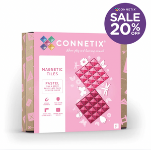 Base Plate pack - 2 pc - Pink & Berry - Connetix Tiles