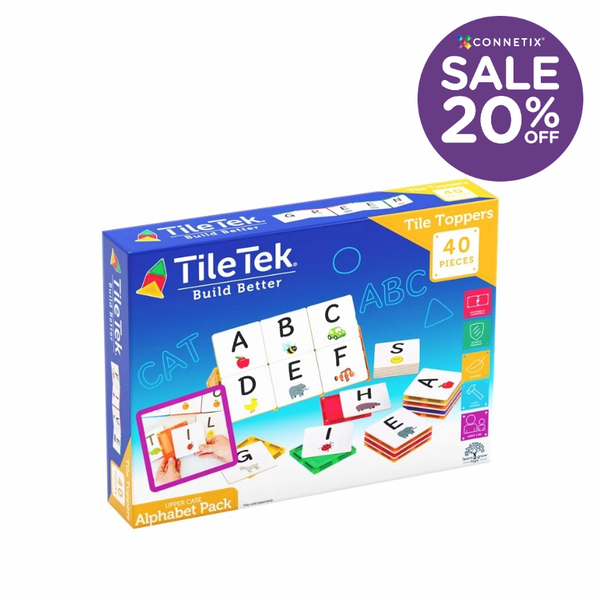 40 Piece Tile Topper - Alphabet UPPER Case Pack - TileTek - STOCK DUE LATE SEPTEMBER