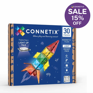 Light Rocket Pack 30 pc - Connetix Tiles - STOCK DUE EARLY OCTOBER