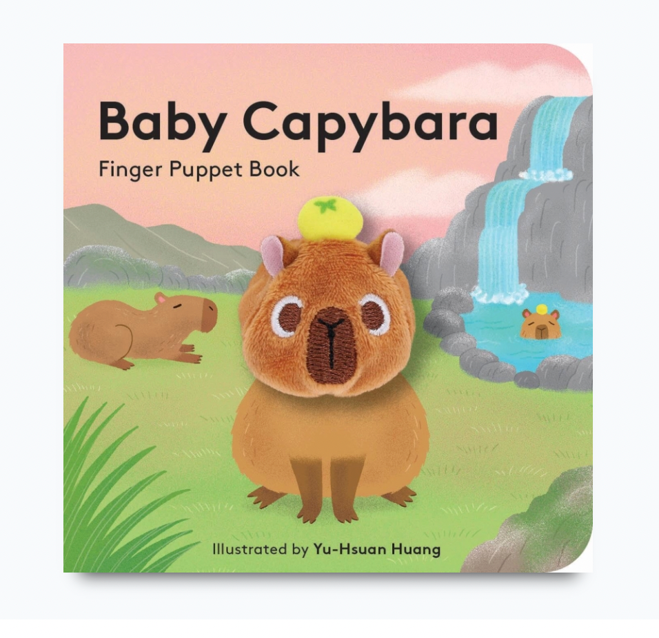 Baby Capybara: Finger Puppet Book