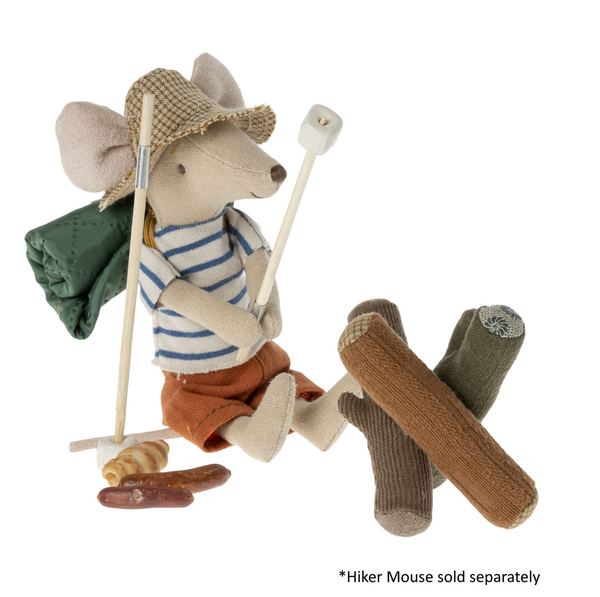 Bonfire Set for Hiker Mouse - Maileg