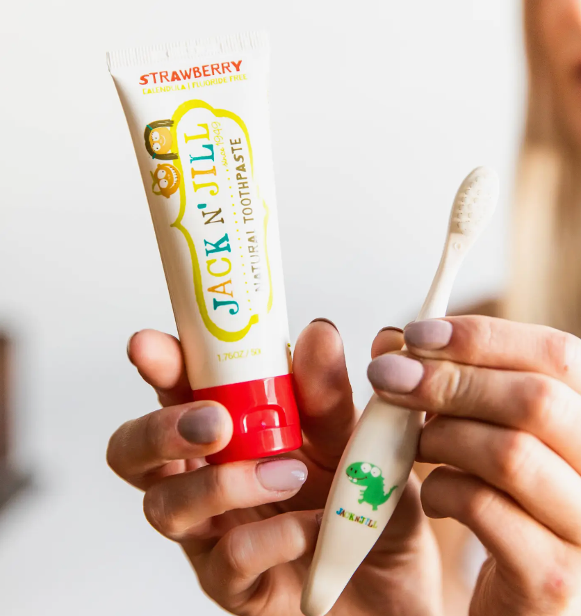 Natural Toothpaste - Strawberry- Jack N Jill
