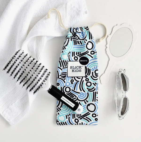 Detangler Hair Tamer Brush - White - No Nasties