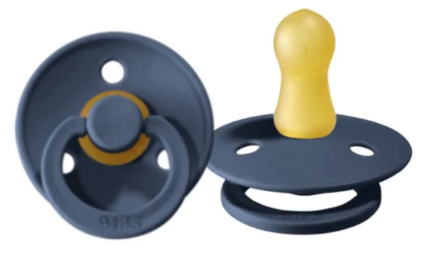 Bibs Dummies - Size Two - Steel - BIBS Denmark