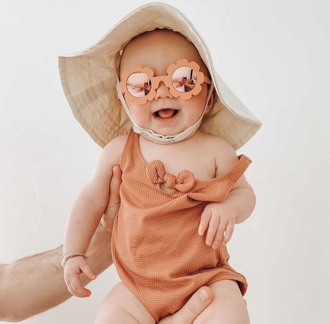 Flower Sunglasses - Peachy Keen - Polarized Babiators