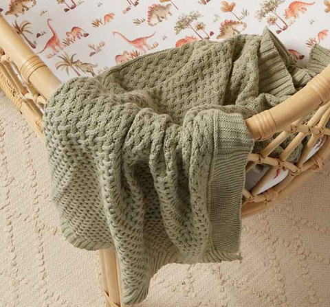 Dewkist Diamond Knit Baby Blanket - Snuggle Hunny