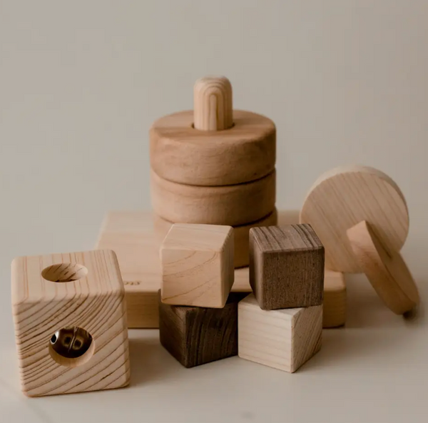 Baby Shower Set - Wooden Toys - Q Toys