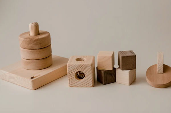 Baby Shower Set - Wooden Toys - Q Toys