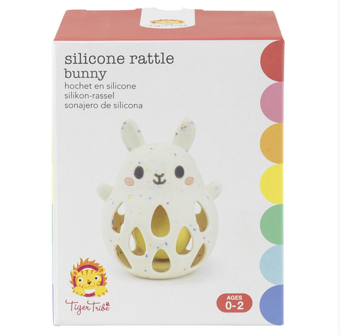 Silicone Rattle - Bunny - Tiger Tribe