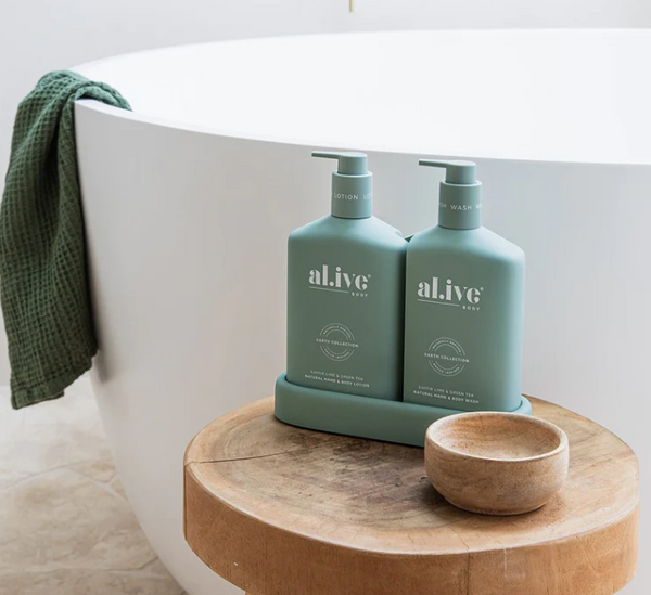 Wash & Lotion Duo - Kaffir Lime & Green Tea - Al.ive