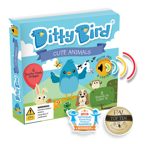 Cute Animals - Musical Board Book - Ditty Bird
