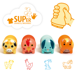 Farm Animal Stamps for Little Ones - Djeco