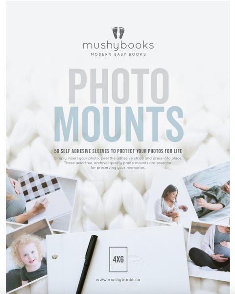 Self-Adhesive Photo Mounts - Mushybooks