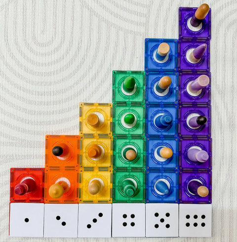Magnetic Tile Topper - Numeracy Pack  - Learn & Grow