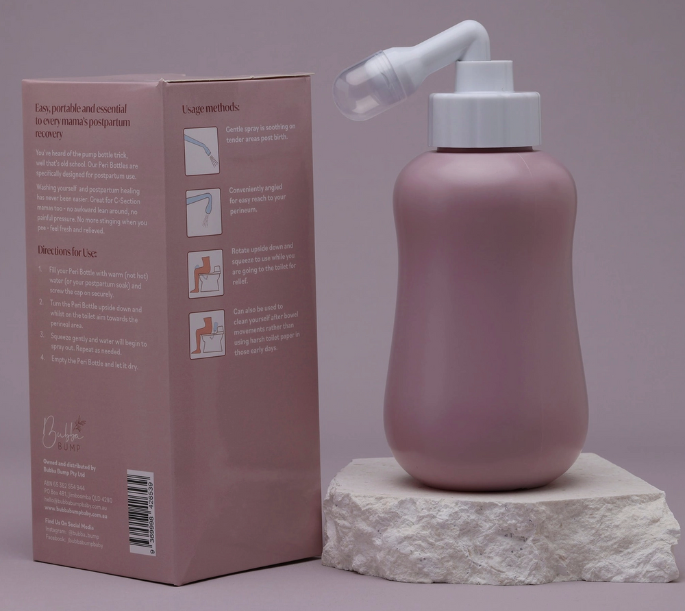 Upside Down 360Ml Peri Bottle For Postpartum Healing - Bubba Bump