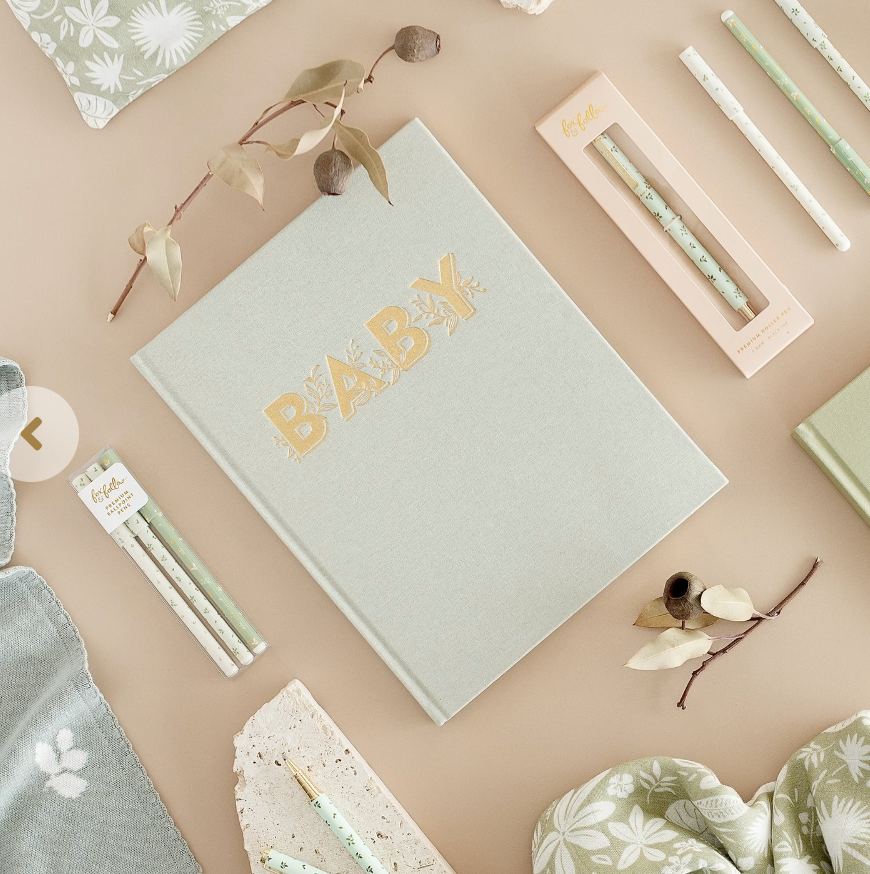 Baby Journal Pistachio - Fox & Fallow”