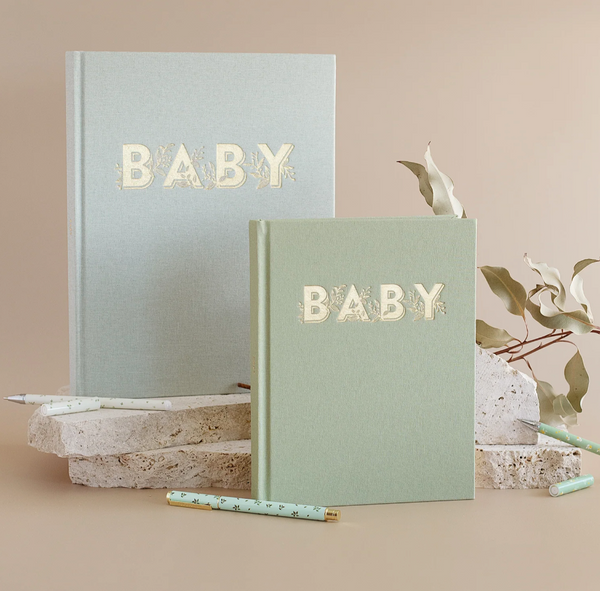 Baby Journal Pistachio - Fox & Fallow”