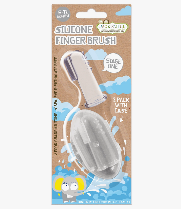 Jack N Jill Silicone Finger Brush - Stage 1 - Jack N Jill