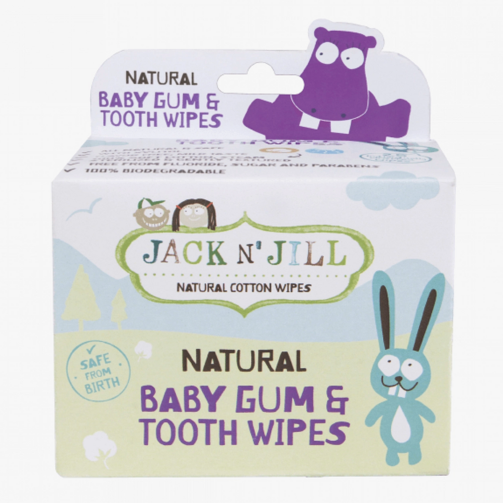 Natural Baby Gum & Tooth Wipes - Jack N Jill DISCOUNTED