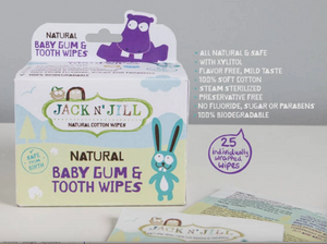 Natural Baby Gum & Tooth Wipes - Jack N Jill DISCOUNTED