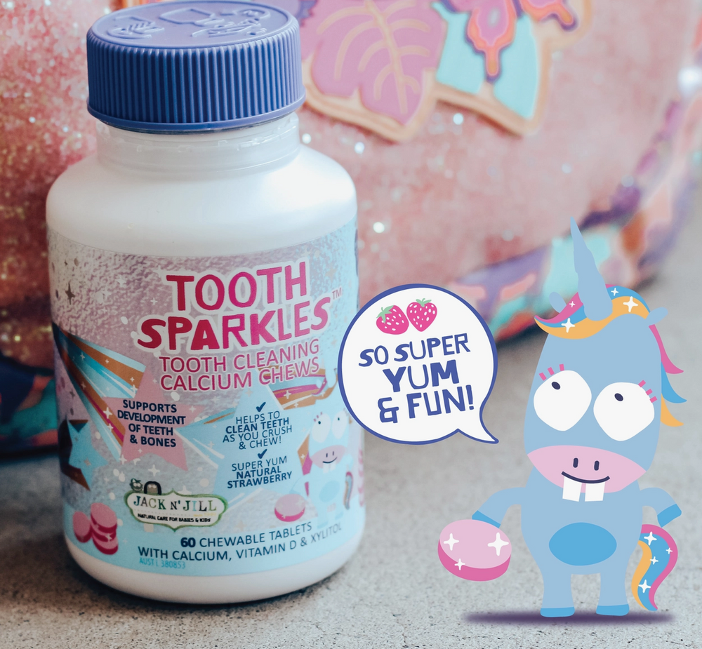 Tooth Sparkles 60 Pack - Tooth Cleaning Chews - Jack N Jill