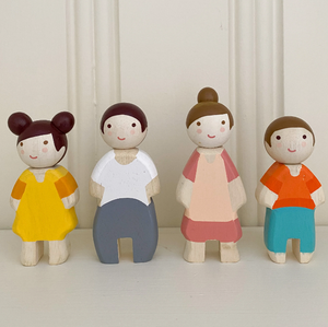 Wooden Family of Four - Tender Leaf Toys