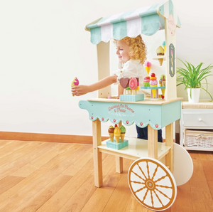 Wooden Ice Cream Stand & Toppings - Le Toy Van