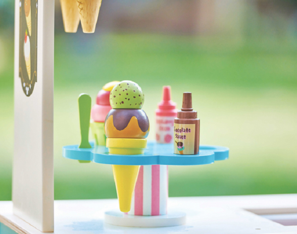 Wooden Ice Cream Stand & Toppings - Le Toy Van