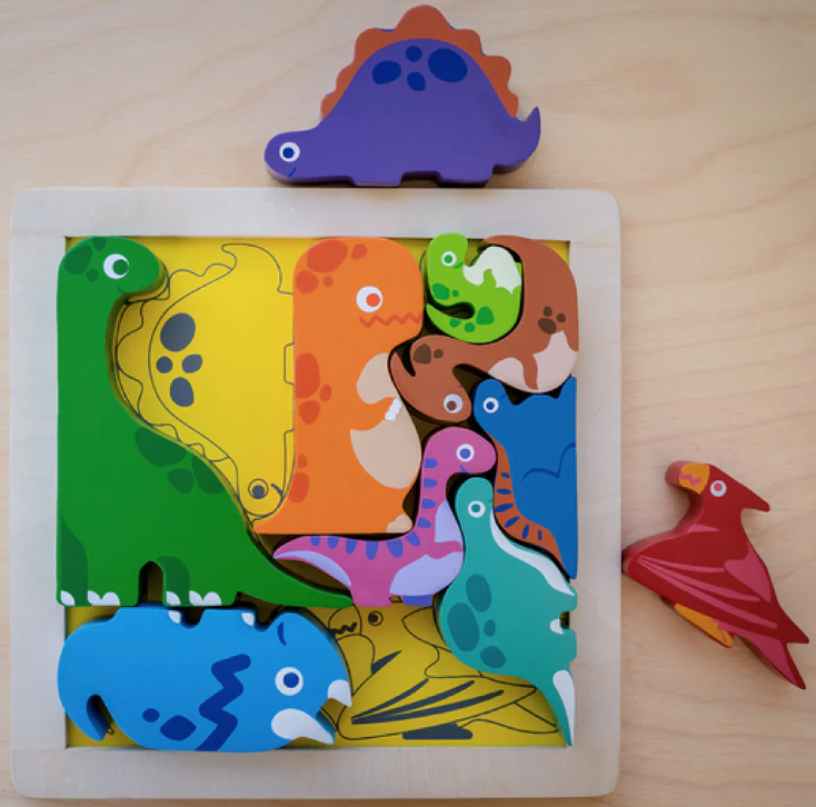 Dinosaur Chunky Puzzle - Kiddie Connect