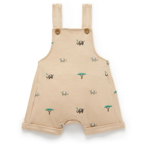 Elephant Broderie Overalls - Pure Baby DISCOUNTED