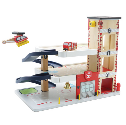 George's Fire & Rescue Garage - Le Toy Van