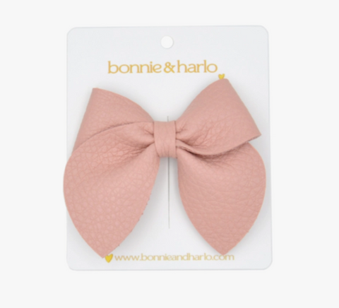 Big Bow Clip | Pink - Bonnie and Harlo
