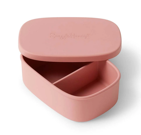 Silicone Medium Lunch Box - Rose - Snuggle Hunny DISCOUNTED