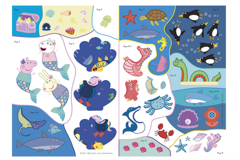 Peppa Pig - Peppa's Underwater Friends Sticker Activity Book