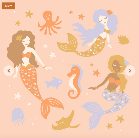 Mermaids Blanket - Fox and Fallow