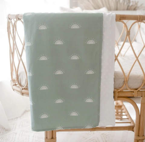 Snuggle Blanket - Sage Sunshine - Bambella Designs