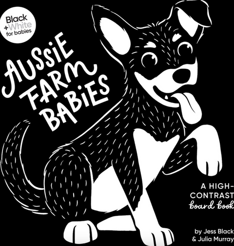 Aussie Farm Babies - A high contrast board book